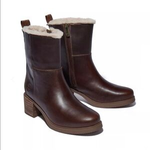 Timberland Dalston Vibe Warm Lined Boots in Rich Mocha Brown